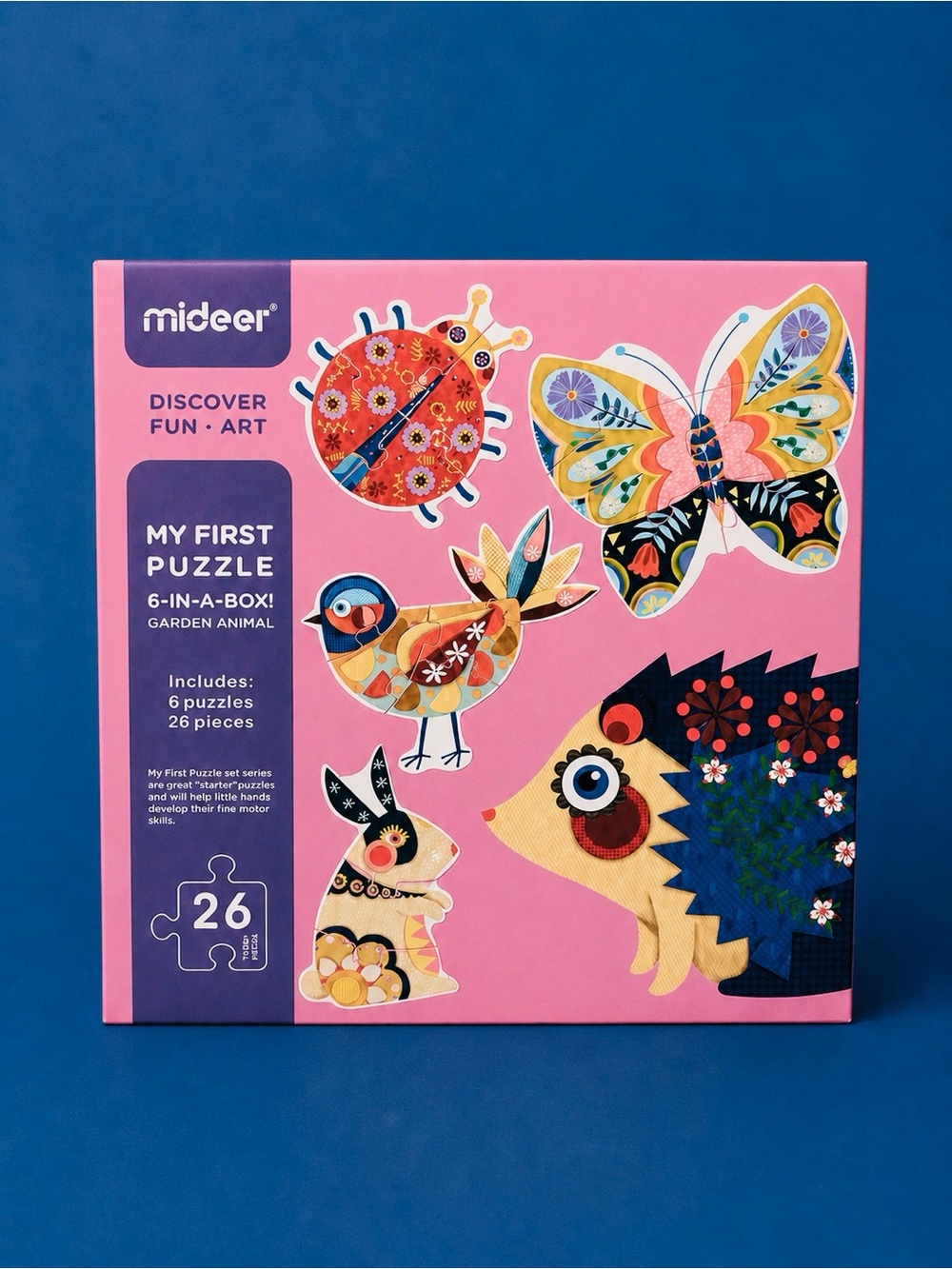 Mideer – My First Puzzle – Garden Animal – 26pcs